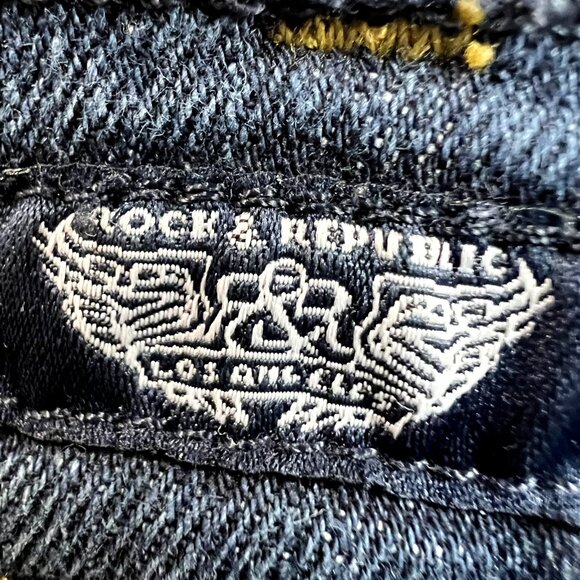 Rock & Republic Jeans Womens Size 30 Blue Bootcut Kasandra Cotton Blend Casual - Picture 5 of 16